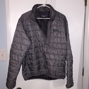 Patagonia Men’s Down Pullover Quarter-Zip. Size M.